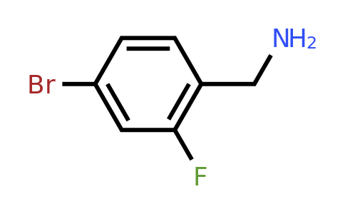 CAS 112734-22-2 | (4-Bromo-2-fluorophenyl)methanamine