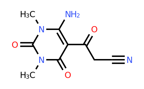CAS 112735-05-4 | 3-(6-Amino-1,3-dimethyl-2,4-dioxo-1,2,3,4-tetrahydropyrimidin-5-yl)-3-oxopropanenitrile