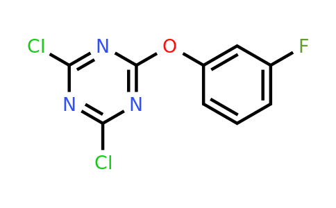 CAS 112748-45-5 | 2,4-Dichloro-6-(3-fluorophenoxy)-1,3,5-triazine