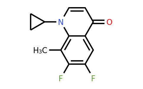 CAS 112822-91-0 | 1-Cyclopropyl-6,7-difluoro-8-methylquinolin-4(1H)-one