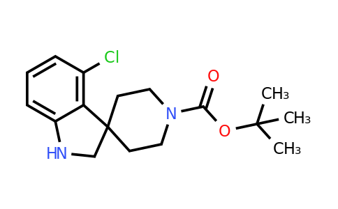 CAS 1129432-44-5 | tert-butyl 4-chlorospiro[indoline-3,4'-piperidine]-1'-carboxylate