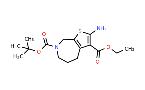 CAS 1130156-84-1 | 7-Tert-butyl 3-ethyl 2-amino-5,6-dihydro-4H-thieno[2,3-C]azepine-3,7(8H)-dicarboxylate