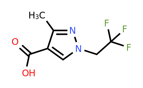 CAS 113100-55-3 | 3-methyl-1-(2,2,2-trifluoroethyl)-1H-pyrazole-4-carboxylic acid