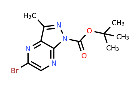 CAS 1131041-61-6 | tert-butyl 5-bromo-3-methyl-1H-pyrazolo[3,4-b]pyrazine-1-carboxylate