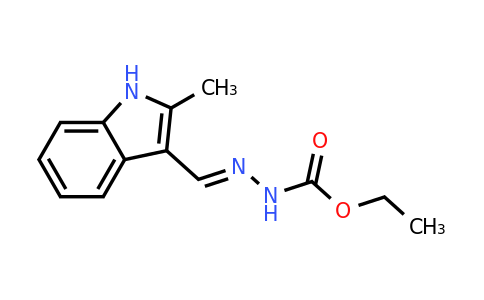 CAS 113143-56-9 | Ethyl 2-((2-methyl-1H-indol-3-YL)methylene)hydrazinecarboxylate