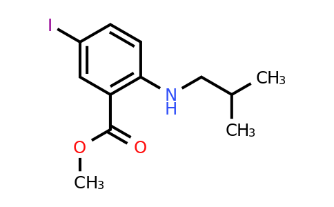 CAS 1131587-18-2 | Methyl 5-iodo-2-(isobutylamino)benzoate