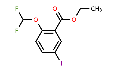CAS 1131587-26-2 | Ethyl 2-(difluoromethoxy)-5-iodobenzoate