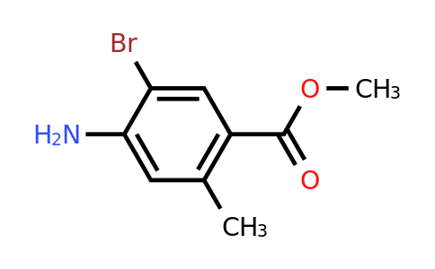 CAS 1131588-00-5 | Methyl 4-amino-5-bromo-2-methylbenzoate