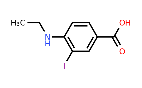 CAS 1131588-04-9 | 4-(Ethylamino)-3-iodobenzoic acid