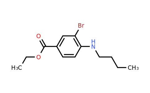 CAS 1131594-52-9 | Ethyl 3-bromo-4-(butylamino)benzoate