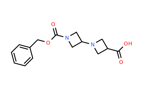 CAS 1131594-87-0 | 1'-((Benzyloxy)carbonyl)-[1,3'-biazetidine]-3-carboxylic acid