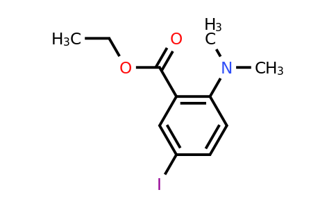 CAS 1131605-33-8 | Ethyl 2-(dimethylamino)-5-iodobenzoate