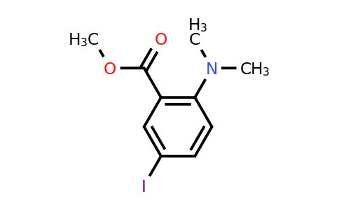 CAS 1131605-35-0 | Methyl 2-(dimethylamino)-5-iodobenzoate