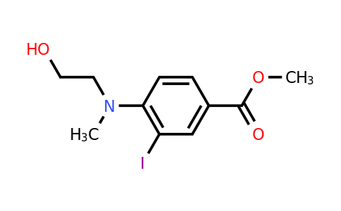 CAS 1131614-50-0 | Methyl 4-((2-hydroxyethyl)(methyl)amino)-3-iodobenzoate