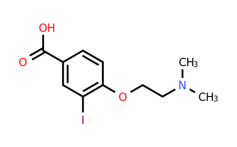 CAS 1131614-51-1 | 4-(2-(Dimethylamino)ethoxy)-3-iodobenzoic acid