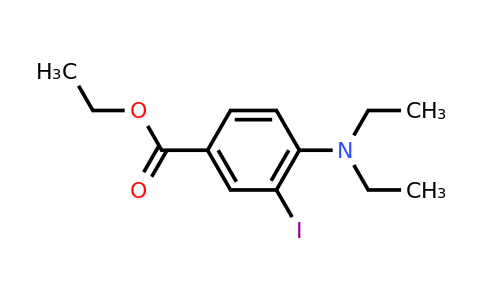 CAS 1131614-74-8 | Ethyl 4-(diethylamino)-3-iodobenzoate