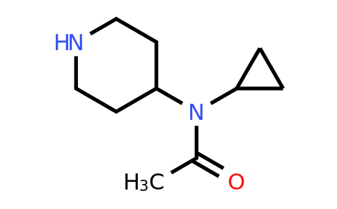 CAS 1131739-82-6 | N-Cyclopropyl-N-(piperidin-4-yl)acetamide
