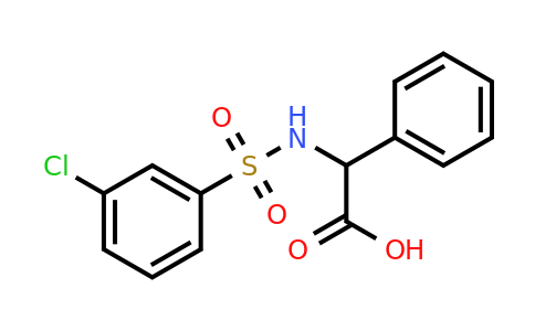 CAS 1132880-66-0 | 2-(3-Chlorobenzenesulfonamido)-2-phenylacetic acid