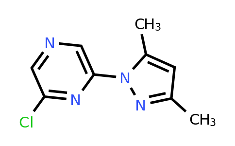 CAS 1133082-92-4 | 2-Chloro-6-(3,5-dimethyl-1H-pyrazol-1-yl)pyrazine