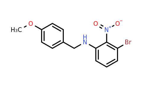CAS 1133115-36-2 | 3-Bromo-N-(4-methoxybenzyl)-2-nitroaniline
