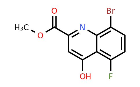 CAS 1133115-48-6 | Methyl 8-bromo-5-fluoro-4-hydroxyquinoline-2-carboxylate