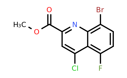Methyl 8-bromo-4-chloro-5-fluoroquinoline-2-carboxylate