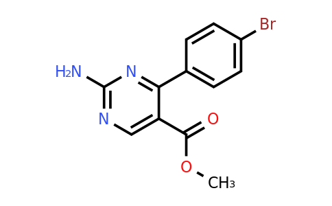 CAS 1133115-66-8 | Methyl 2-amino-4-(4-bromophenyl)pyrimidine-5-carboxylate