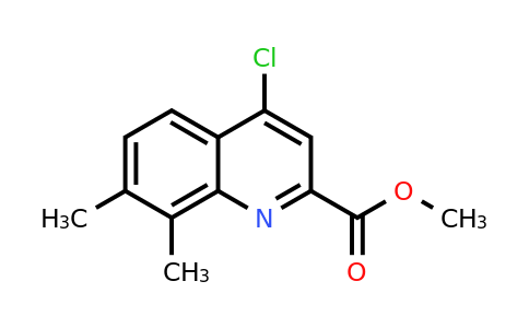 CAS 1133115-70-4 | Methyl 4-chloro-7,8-dimethylquinoline-2-carboxylate