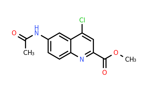 CAS 1133115-95-3 | Methyl 6-acetamido-4-chloroquinoline-2-carboxylate
