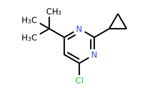 CAS 1133122-95-8 | 4-(tert-Butyl)-6-chloro-2-cyclopropylpyrimidine