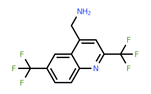 CAS 1133123-13-3 | (2,6-Bis(trifluoromethyl)quinolin-4-yl)methanamine