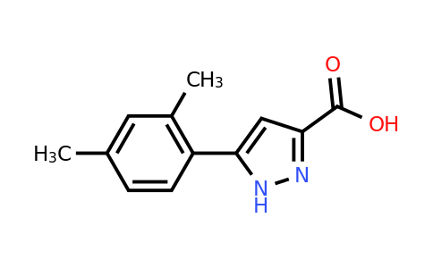 CAS 113342-33-9 | 5-(2,4-dimethylphenyl)-1H-pyrazole-3-carboxylic acid