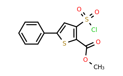 CAS 113387-58-9 | Methyl 3-(chlorosulfonyl)-5-phenylthiophene-2-carboxylate