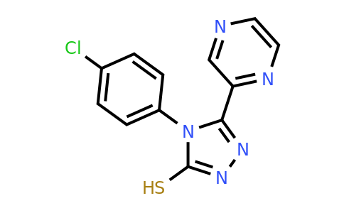 CAS 113399-91-0 | 4-(4-chlorophenyl)-5-(pyrazin-2-yl)-4H-1,2,4-triazole-3-thiol