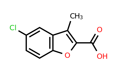 CAS 1134-00-5 | 5-chloro-3-methyl-1-benzofuran-2-carboxylic acid