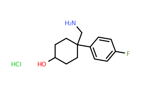 CAS 1134304-04-3 | 4-(Aminomethyl)-4-(4-fluorophenyl)cyclohexanol hydrochloride