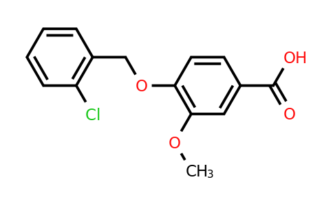 CAS 113457-27-5 | 4-[(2-chlorophenyl)methoxy]-3-methoxybenzoic acid