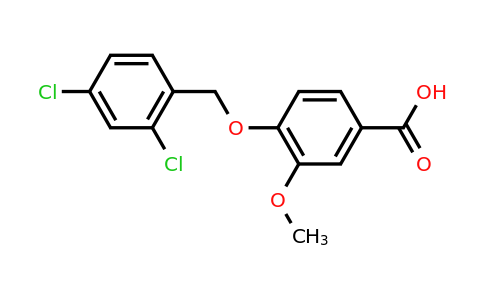 CAS 113457-31-1 | 4-[(2,4-dichlorophenyl)methoxy]-3-methoxybenzoic acid