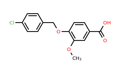 CAS 113457-36-6 | 4-[(4-chlorophenyl)methoxy]-3-methoxybenzoic acid