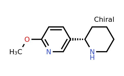 CAS 1134621-21-8 | (S)-2-Methoxy-5-(piperidin-2-yl)pyridine