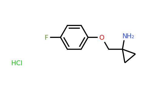CAS 1134672-71-1 | 1-((4-Fluorophenoxy)methyl)cyclopropanamine hydrochloride