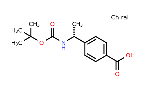 CAS 1134776-30-9 | 4-[(1R)-1-{[(tert-butoxy)carbonyl]amino}ethyl]benzoic acid