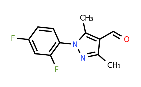 CAS 1134818-07-7 | 1-(2,4-Difluorophenyl)-3,5-dimethyl-1H-pyrazole-4-carbaldehyde
