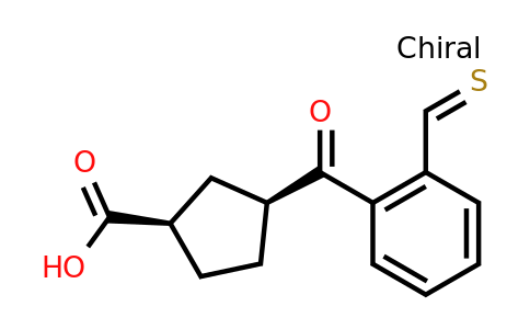 CAS 1134886-51-3 | (1R,3S)-3-(2-Thioformylbenzoyl)cyclopentanecarboxylic acid