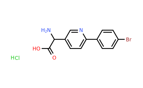 CAS 1134918-51-6 | 2-Amino-2-(6-(4-bromophenyl)pyridin-3-YL)acetic acid hydrochloride