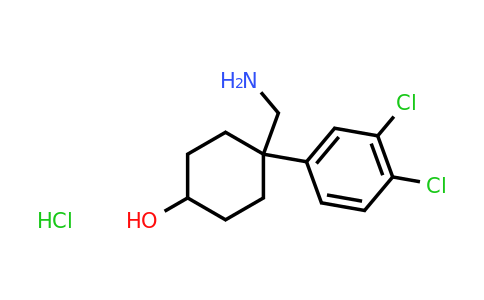 CAS 1134951-41-9 | 4-(Aminomethyl)-4-(3,4-dichlorophenyl)cyclohexanol hydrochloride
