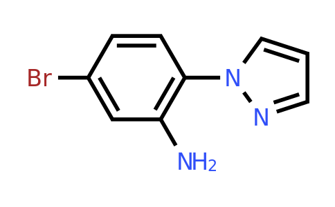 CAS 1134997-99-1 | 5-Bromo-2-(1H-pyrazol-1-yl)aniline