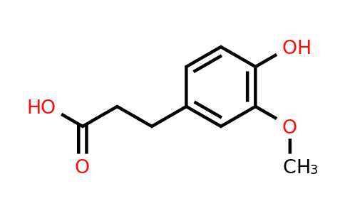 CAS 1135-23-5 | 3-(4-hydroxy-3-methoxyphenyl)propanoic acid