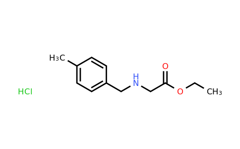 CAS 1135104-24-3 | Ethyl 2-{[(4-methylphenyl)methyl]amino}acetate hydrochloride