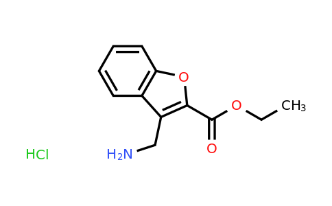 CAS 1135105-75-7 | Ethyl 3-(aminomethyl)-1-benzofuran-2-carboxylate hydrochloride